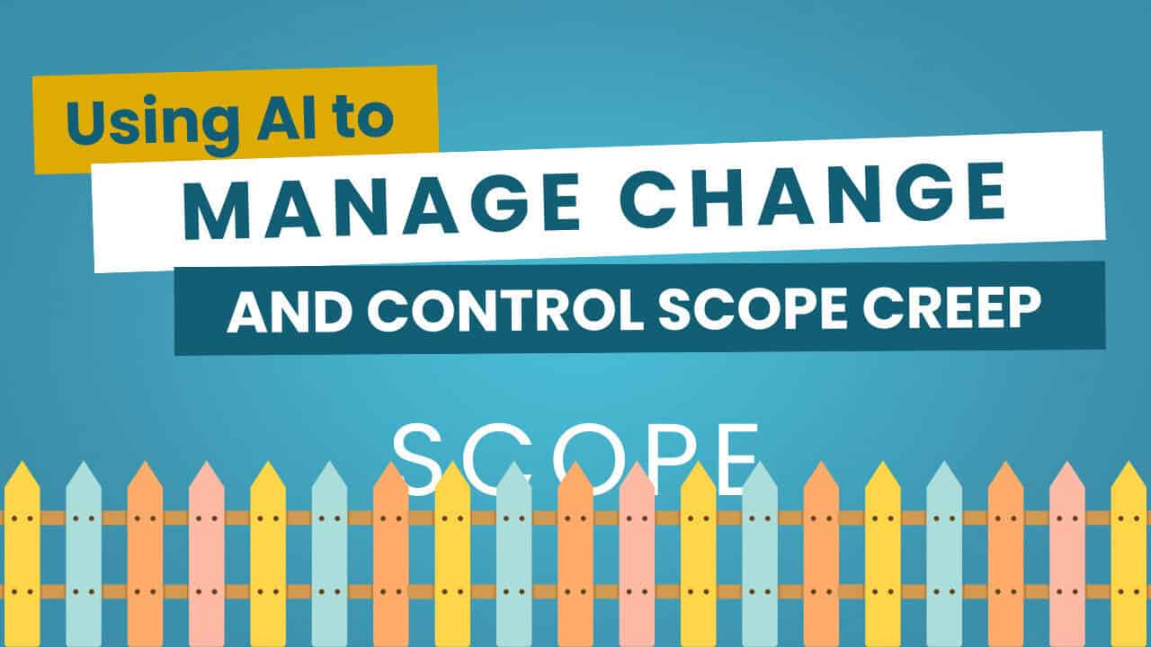 title slide for managing change for project management profit