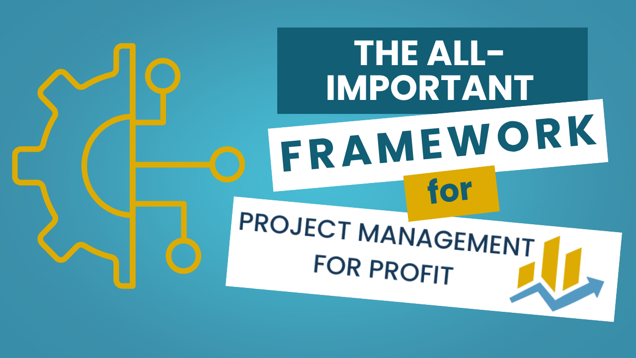 Title slide for PM for Profit Framework course